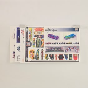 Lot of Signed Hot Wheels Posters
