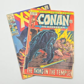 Pair of vintage Marvel Comics