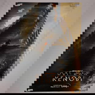 Obi Wan Kenobi One Sheet: Star Wars Obi Wan Kenobi original movie theater One Sheet&nbsp; Looks to be in overall good condition. Some light wear from theater use and or storage may be present