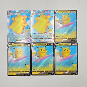 Pikachu Pok?©mon card lot
