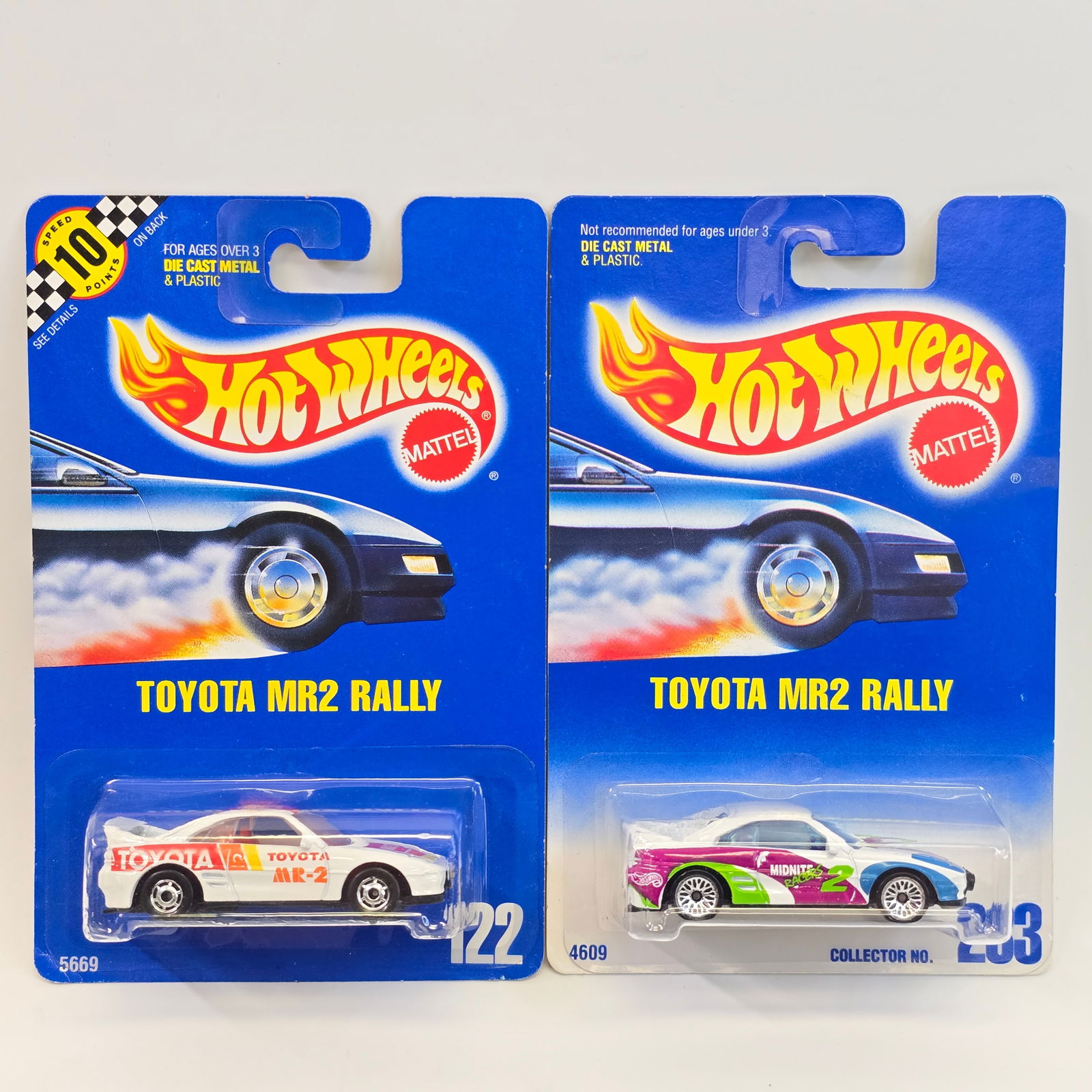 Hot Wheels blue card MR2 pair (1 of 13)