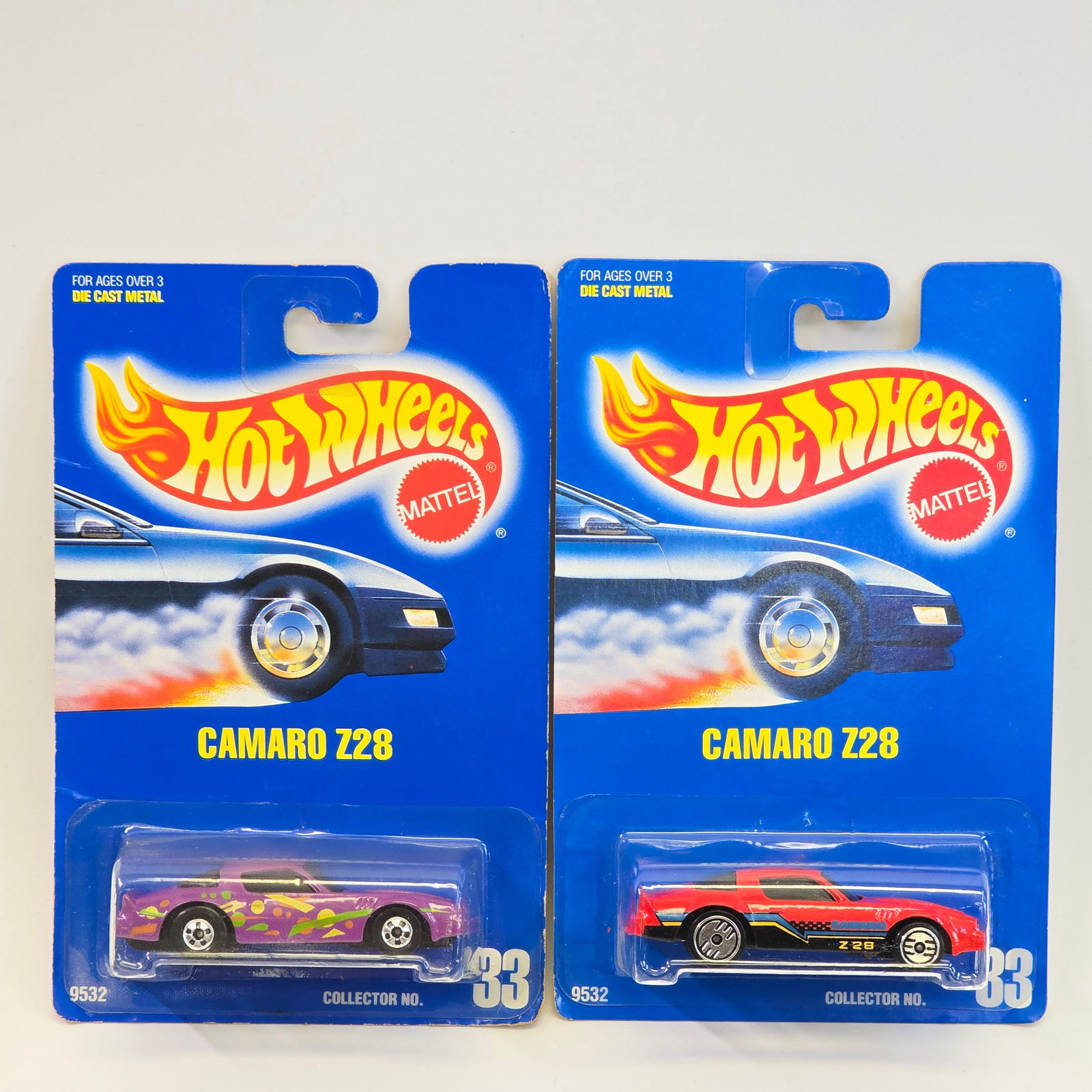 Hot Wheels Blue card Camaro pair (1 of 6)
