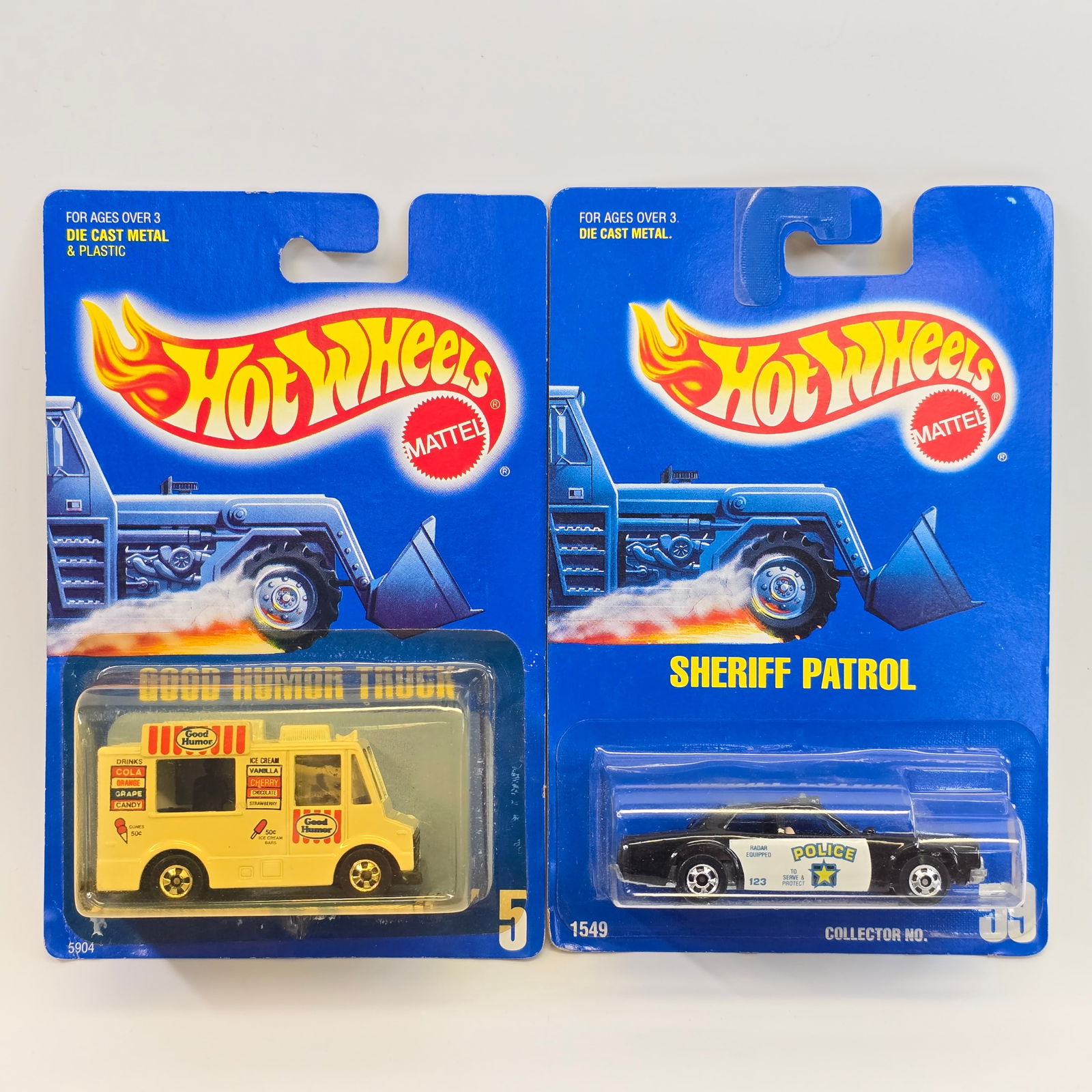 Hot Wheels blue card pair (1 of 6)