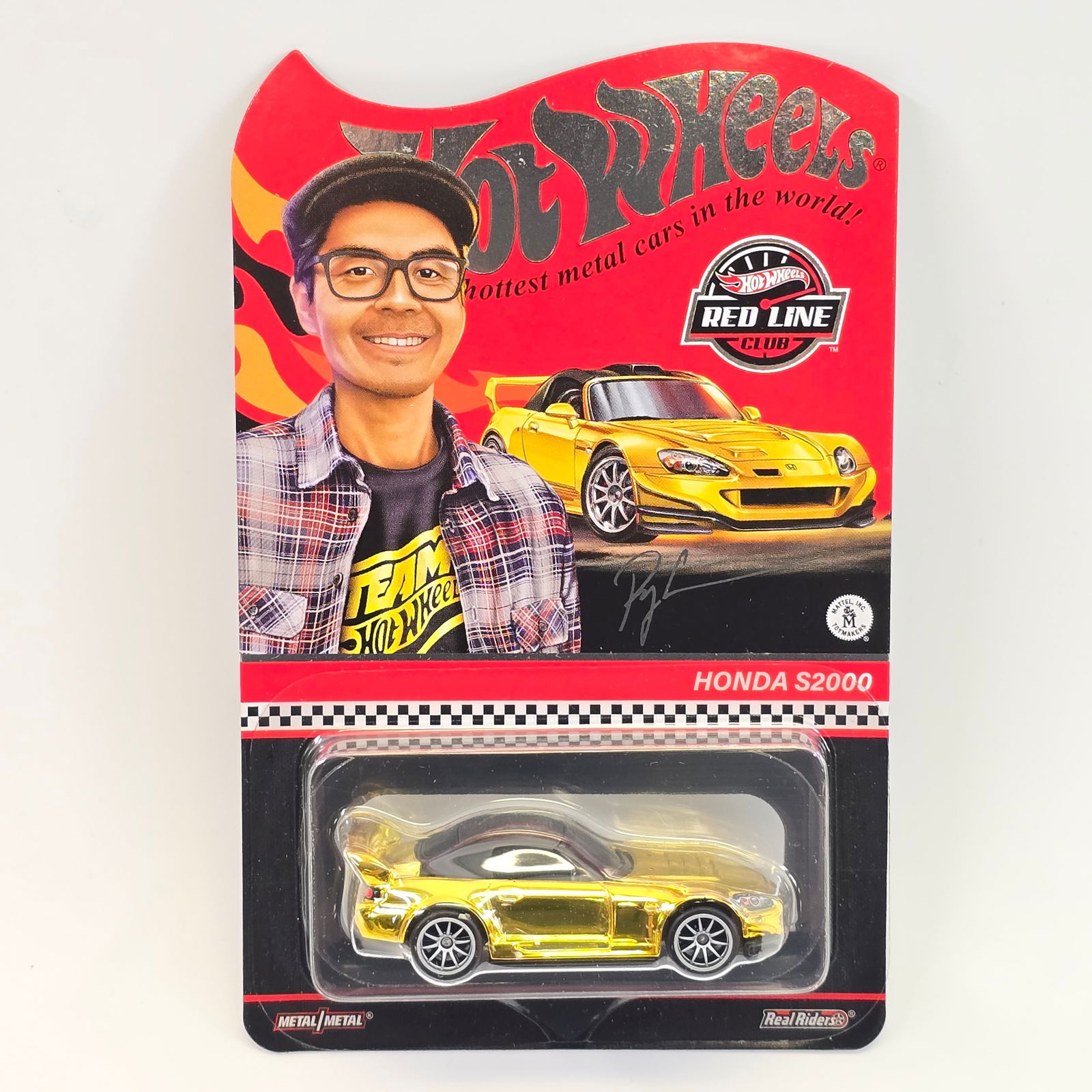 Hot Wheels RLC Honda S2000: Hot Wheels 22nd Collectors Nationals Gold Honda S2000 - #'d 251/30000 Car(s) - excellent with no issues Card/Boxes (s) - Card is excellent with no issues of note blister/case(s) - clear, crack fr