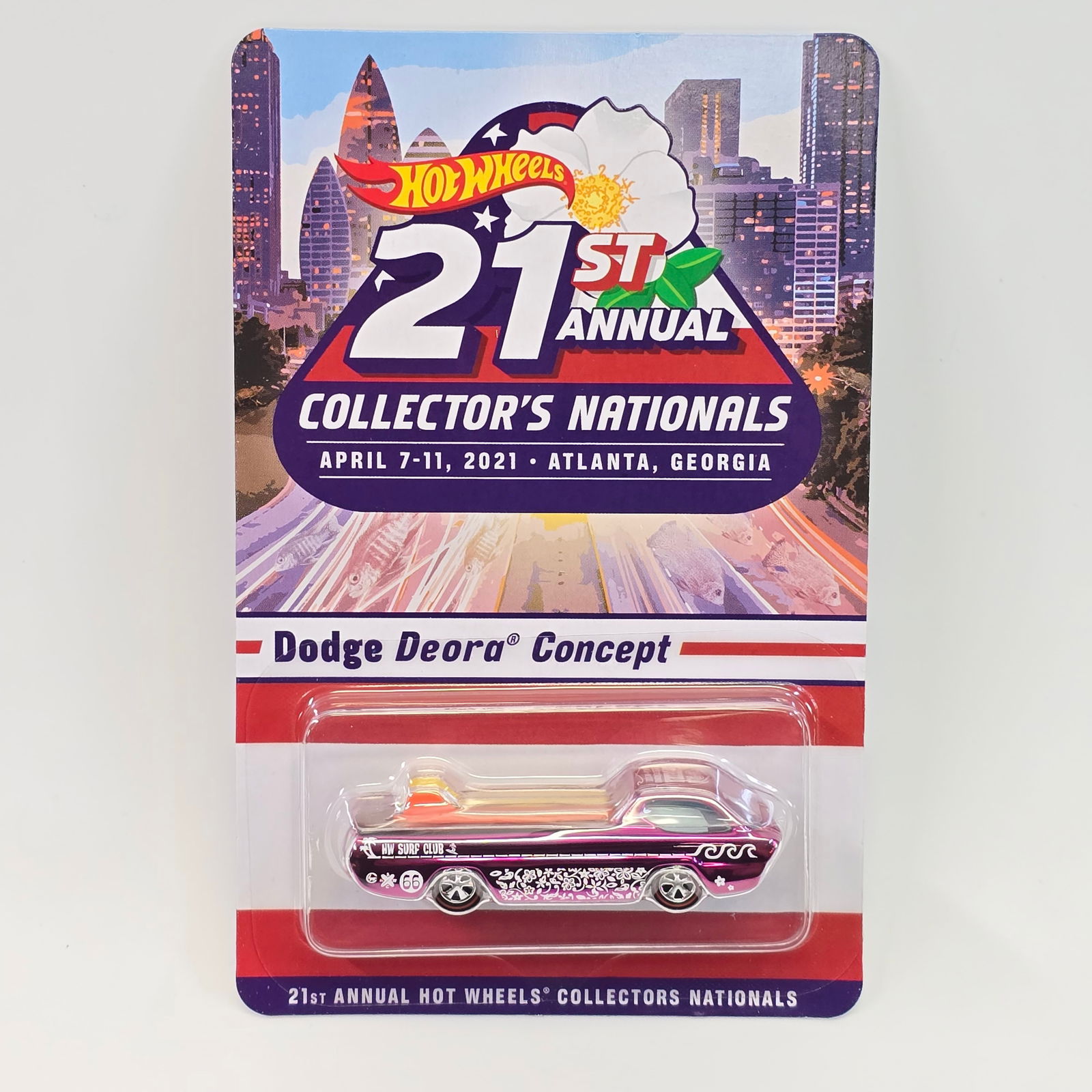 Hot Wheels Nationals Deora: Hot Wheels 21st Collectors Nationals Dodge Deora Concept - #'d 3053/4000 Car(s) - excellent with no issues Card/Boxes (s) - Card is excellent with no issues of note blister/case(s) - clear, crack