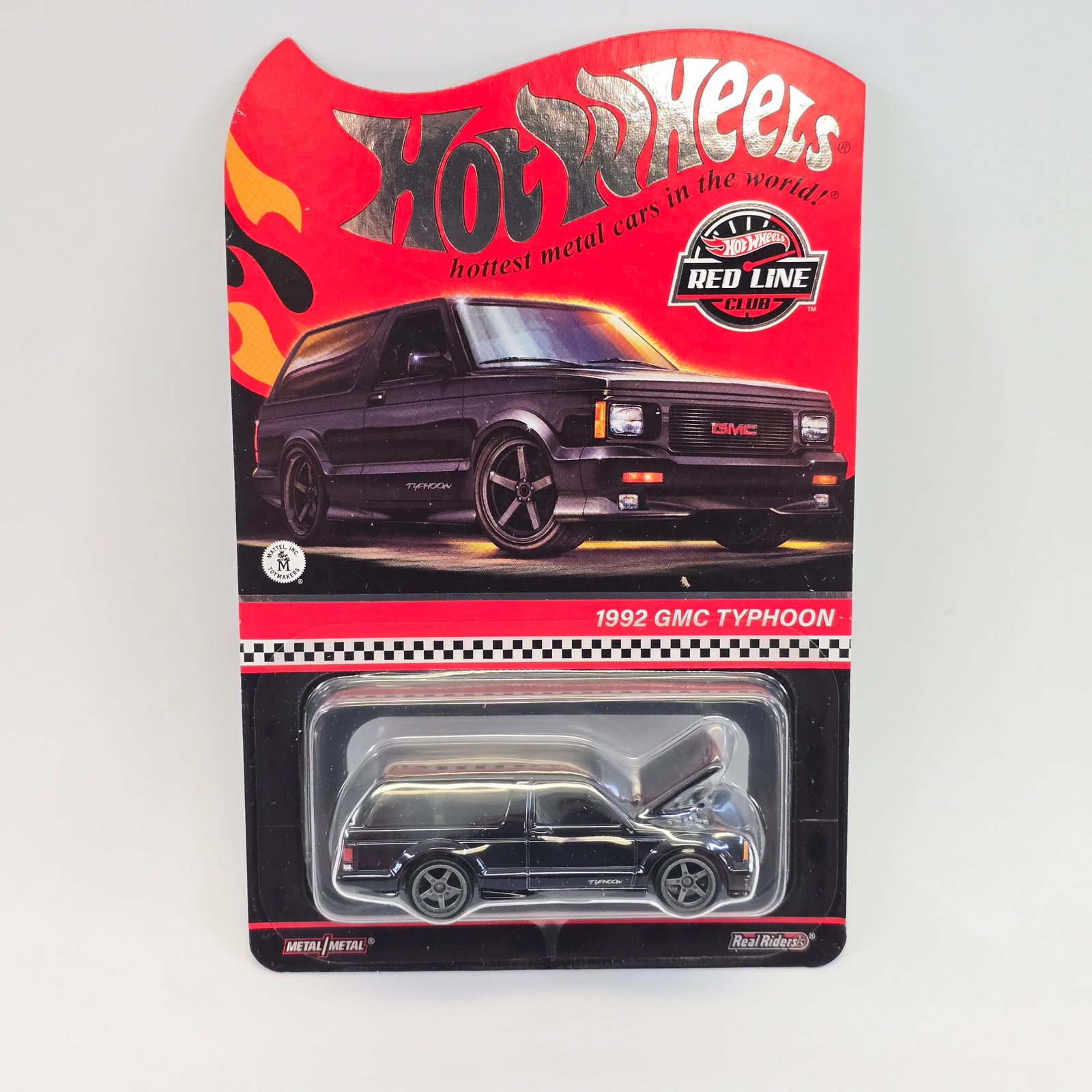 Hot Wheels RLC GMC Typhoon: Hot Wheels RLC 1992 GMC Typhoon Car(s) - excellent with no issues Card/Boxes (s) - Card is very good with a few minor edge dings blister/case(s) - clear, crack free and firmly attached to the car