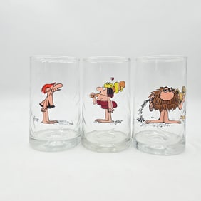 BC Ice Age Glass Tumbler Set of 3