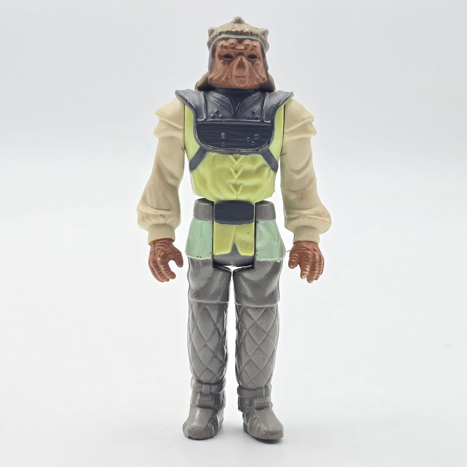 Star Wars ROTJ Nikto action figure: 1983 LFL Hong Kong Star Wars Return of the Jedi Nikto action figure. Figure appears to be very good with light wear in spots. Figure only.