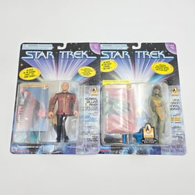 Playmates Star Trek carded figure pair