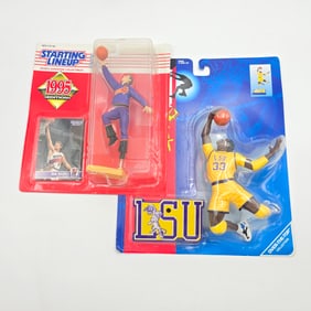 NBA Starting Lineup figure pair