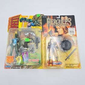 1990's carded action figure pair