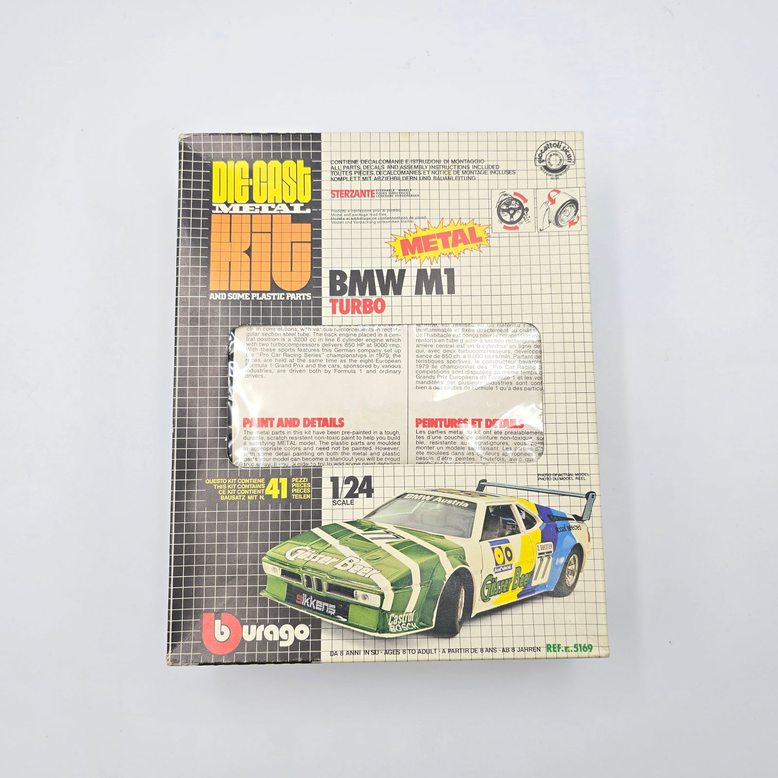 Burago BMW M1 Metal model kit (1 of 6)