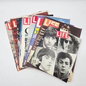 Lot of 8 Life Magazines