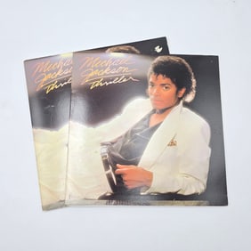 Michael Jackson Thriller Vinyl Lot of 2