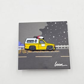 Leen Pizza Planet Car Pin