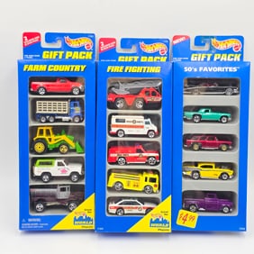Hot Wheels 5 Car Gift Pack lot of 3