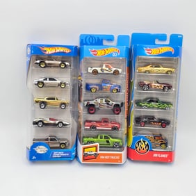 Hot Wheels 5 car Gift Pack lot of 3
