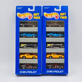 Hot Wheels 5 Car Gift Pack Pair