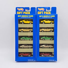Hot Wheels 5 Car Gift Pack Pair
