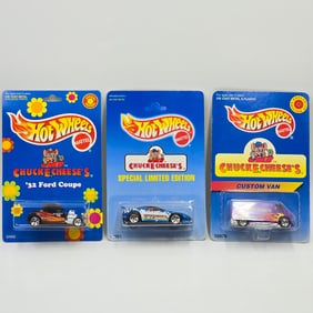 Hot Wheels Chuck-E-Cheese Trio