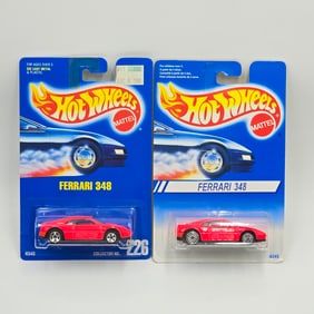 Hot Wheels Ferrari 348 Pair