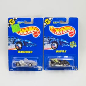 Hot Wheels Blue Card Fantasy Car Pair