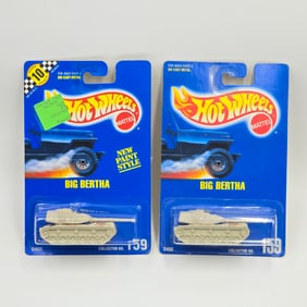 Hot Wheels Blue Card Big Bertha Pair