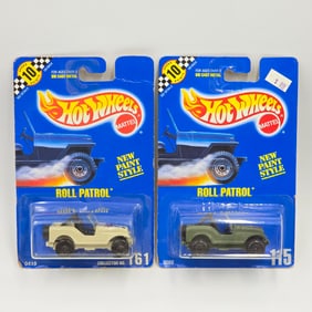 Hot Wheels Blue Card Roll Patrol Pair