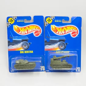 Hot Wheels Blue Card Tank Pair
