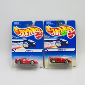 Hot Wheels Canada Camaro Pair