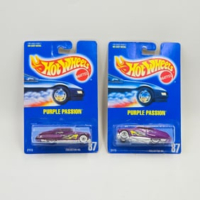 Hot Wheels Blue Card Purple Passion Pair