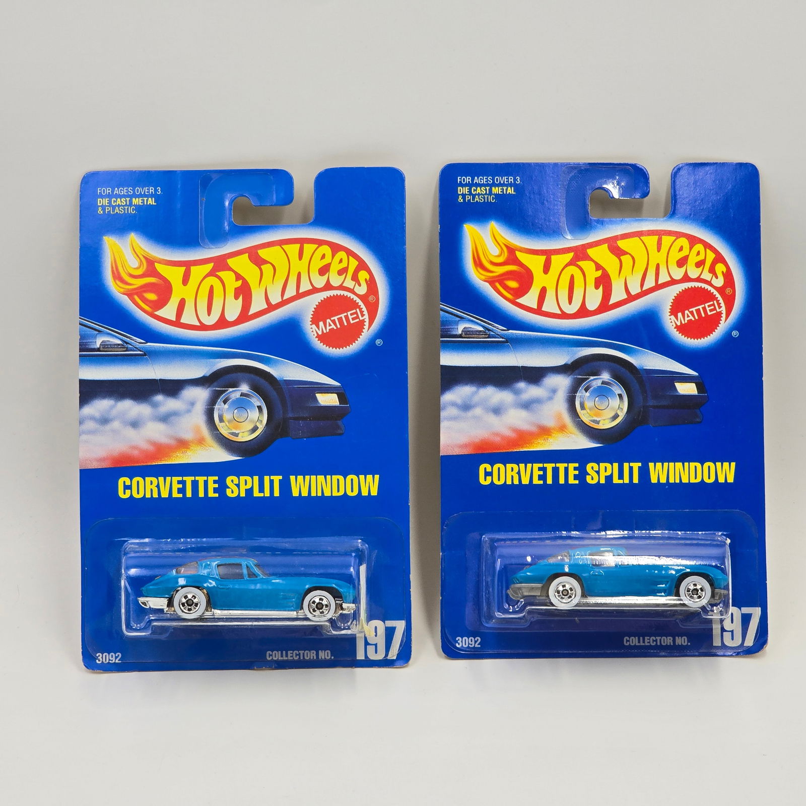 Hot Wheels Blue Card Split Window Vette Pair (1 of 6)