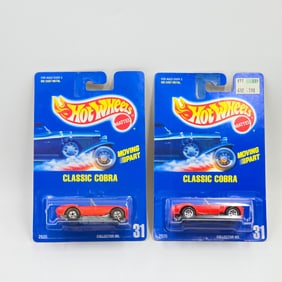 Hot Wheels Blue Card Classic Cobra Pair