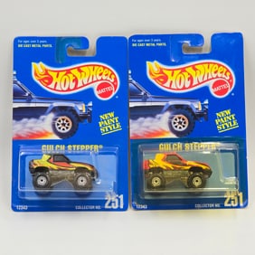 Hot Wheels Blue Card Gulch Stepper Pair