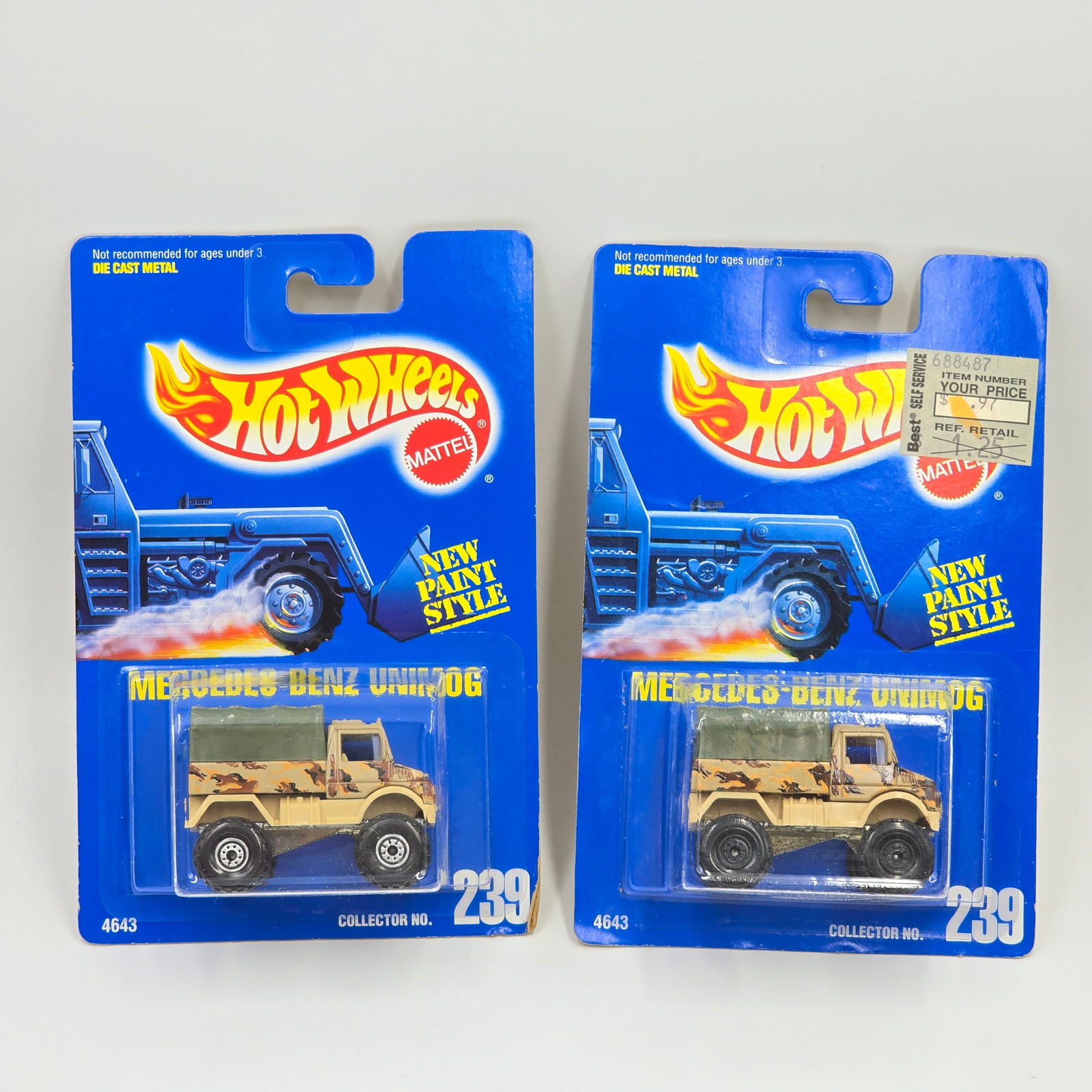 Hot Wheels Mercedes Unimog Pair (1 of 6)