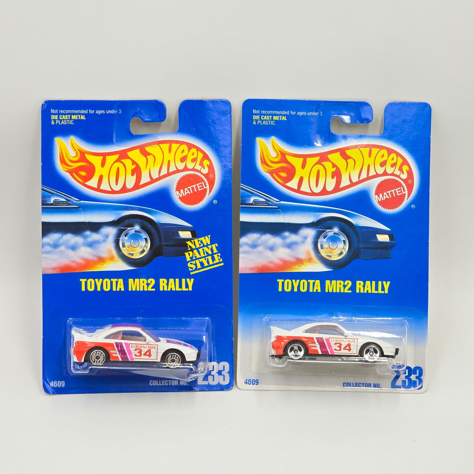 Hot Wheels Blue Card Toyota MR2 Pair (1 of 6)