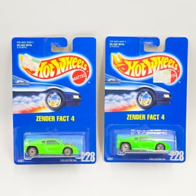 Hot Wheels Blue Card Zender Fact Pair