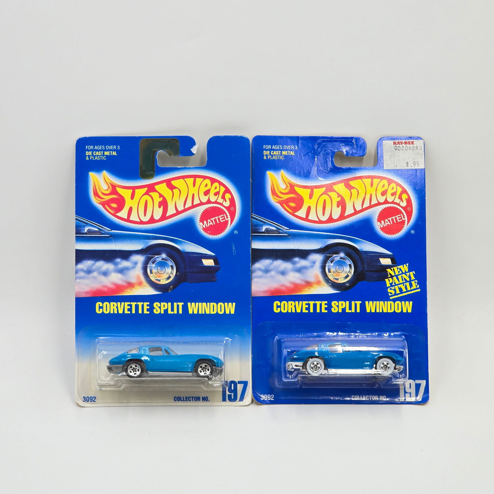 Hot Wheels Blue Card Corvette Pair (1 of 6)