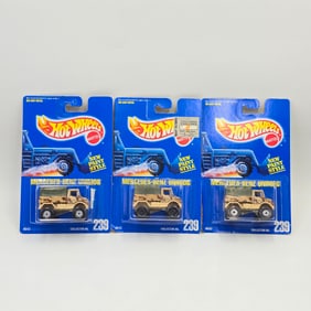 Hot Wheels Blue Card Unimog lot of 3