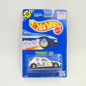 Hot Wheels Blue Card Peugeot 205