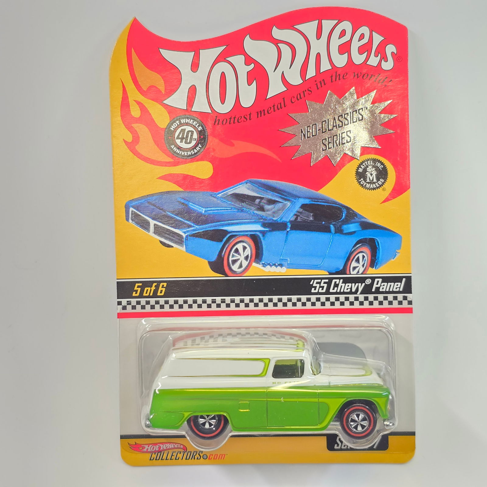 Hot Wheels RLC Chevy Panel: Hot Wheels RLC Neo Classics Series 55 Chevy Panel - 2738/10000 Car: Excellent with no issues of note Card: Excellent, has no issues of note Blister: Clear, crack free and firmly attached to the car