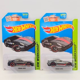 Hot Wheels Ferarri 599XX Pair