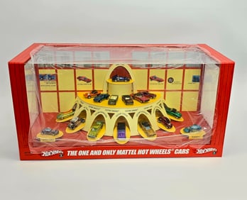 Hot Wheels RLC Original 16 50th Anniversary Release Display
