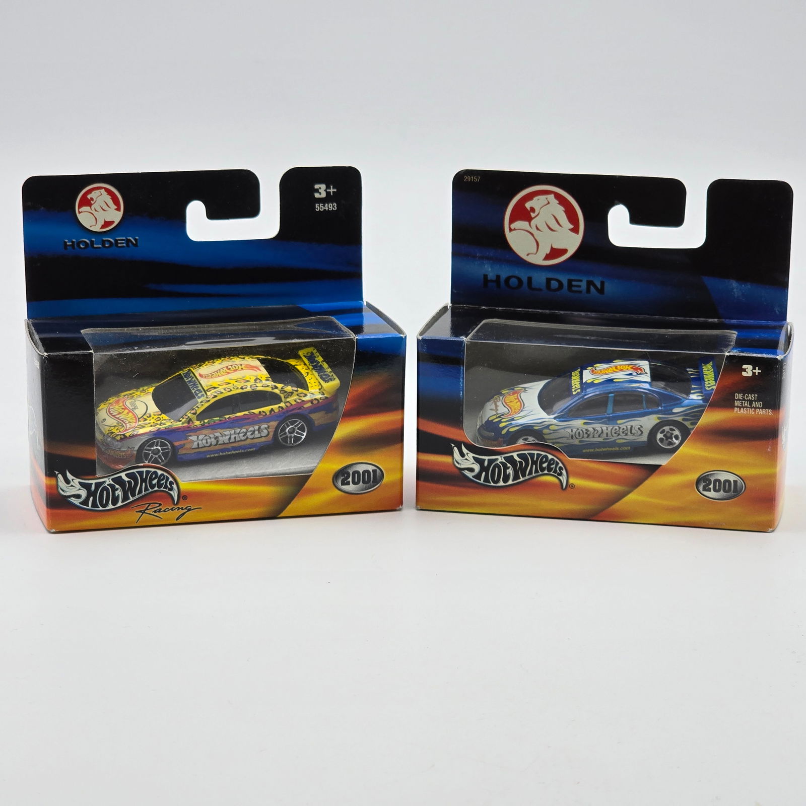 Hot Wheels Holden SS Pair: Hot Wheels Australian GP Holden SS Commodore pair, includes 1 blue and 1 yellow paint scheme Cars appear to be in excellent condition in sealed boxes Boxes appear to be in very good condition with no