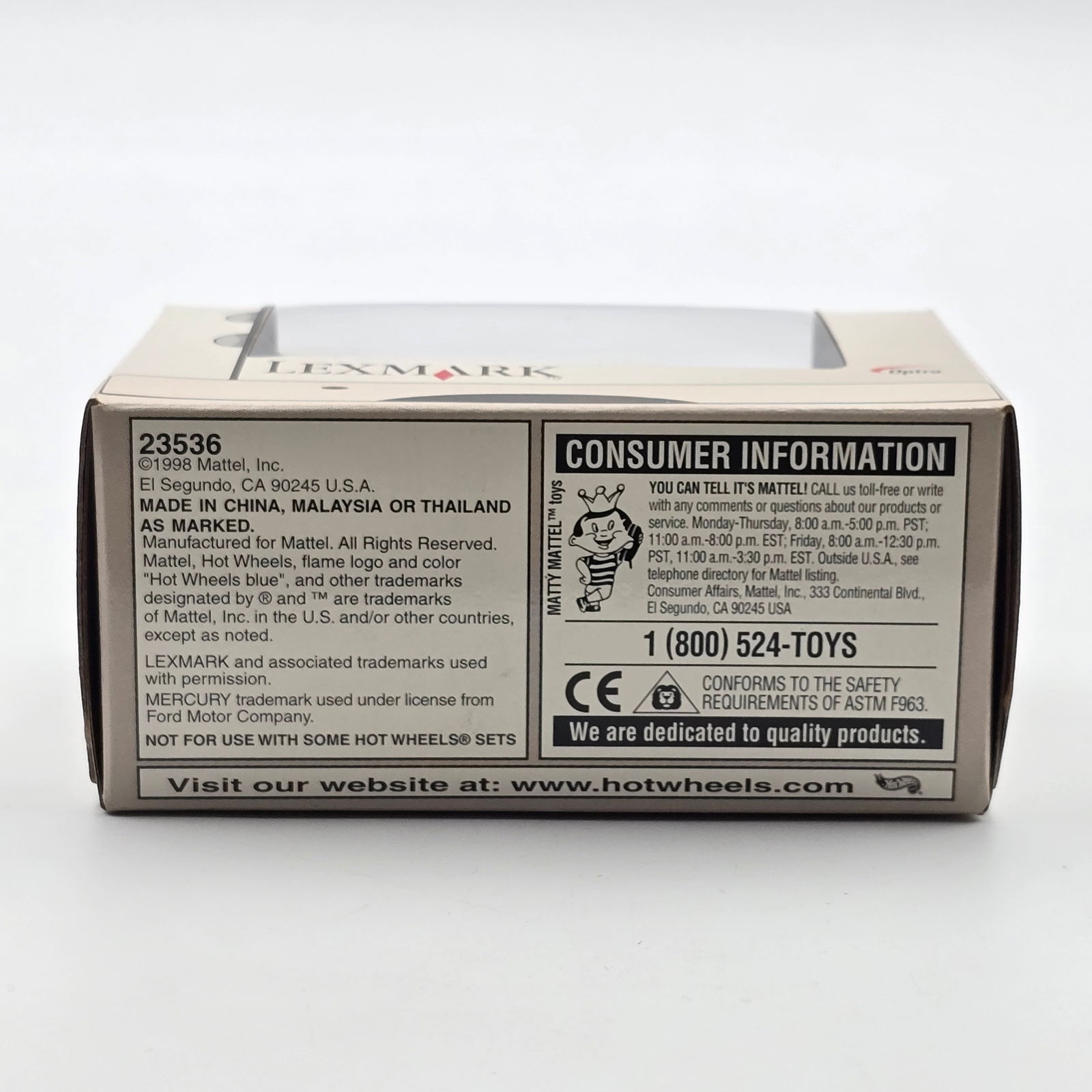 Hot Wheels Lexmark Boxed Pair - 11