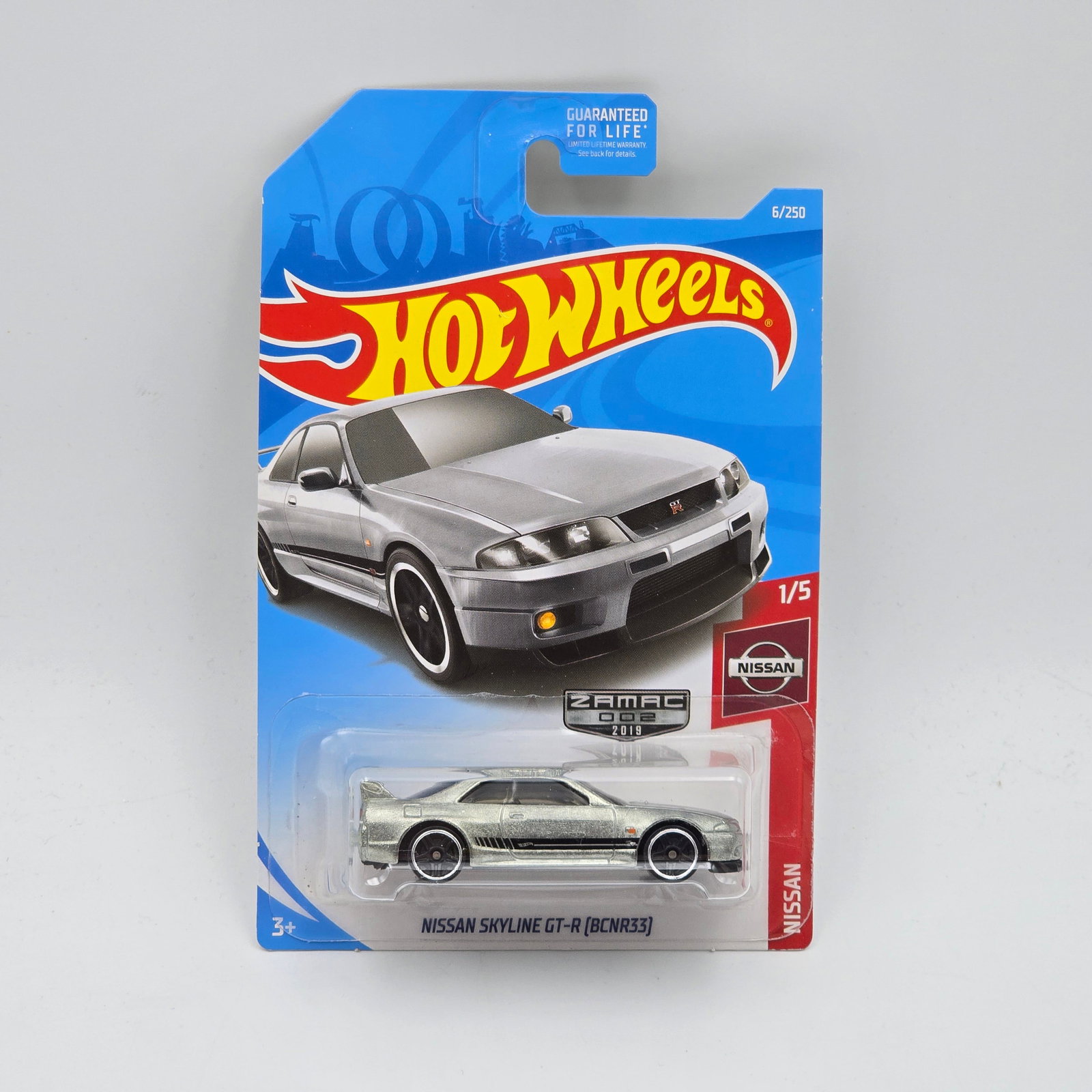 Hot Wheels Zamac Nissan Skyline: Hot Wheels Nissan Series Zamac Nissan Skyline GT-R (BCNR33) Car is excellent with no issues Card appears excellent but does have edge and/or corner wear in spots, please check photos Blister is c