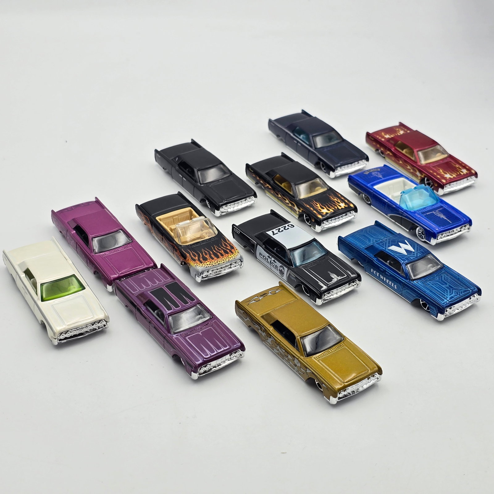 Hot Wheels Premium 64 Lincoln lot: Hot Wheels Premium 64 Lincoln 10 Car lot Includes 10 different cars as seen Cars appear to be excellent to near mint with no issues of note Please check photos for complete description