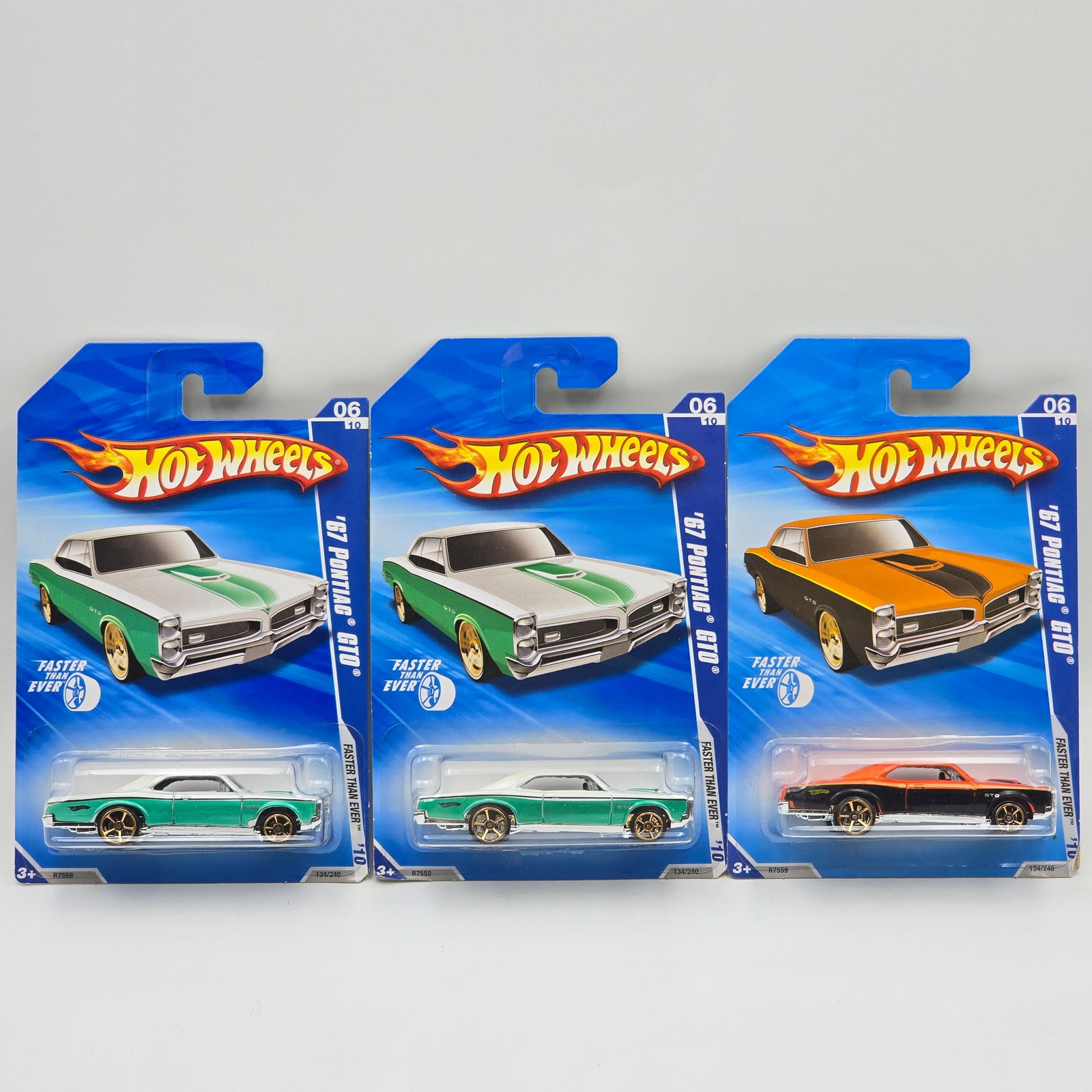 Hot Wheels 67 Pontiac GTO lot of 3 (1 of 11)