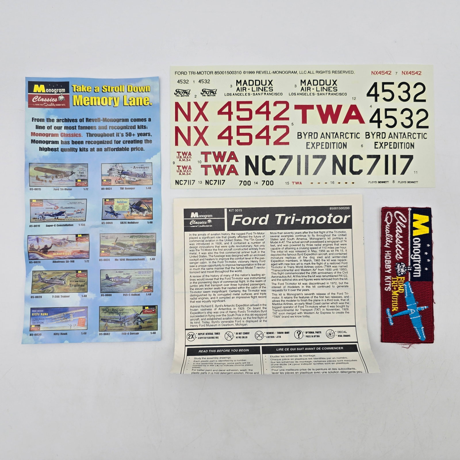 Monogram Plane Model Kit - 8