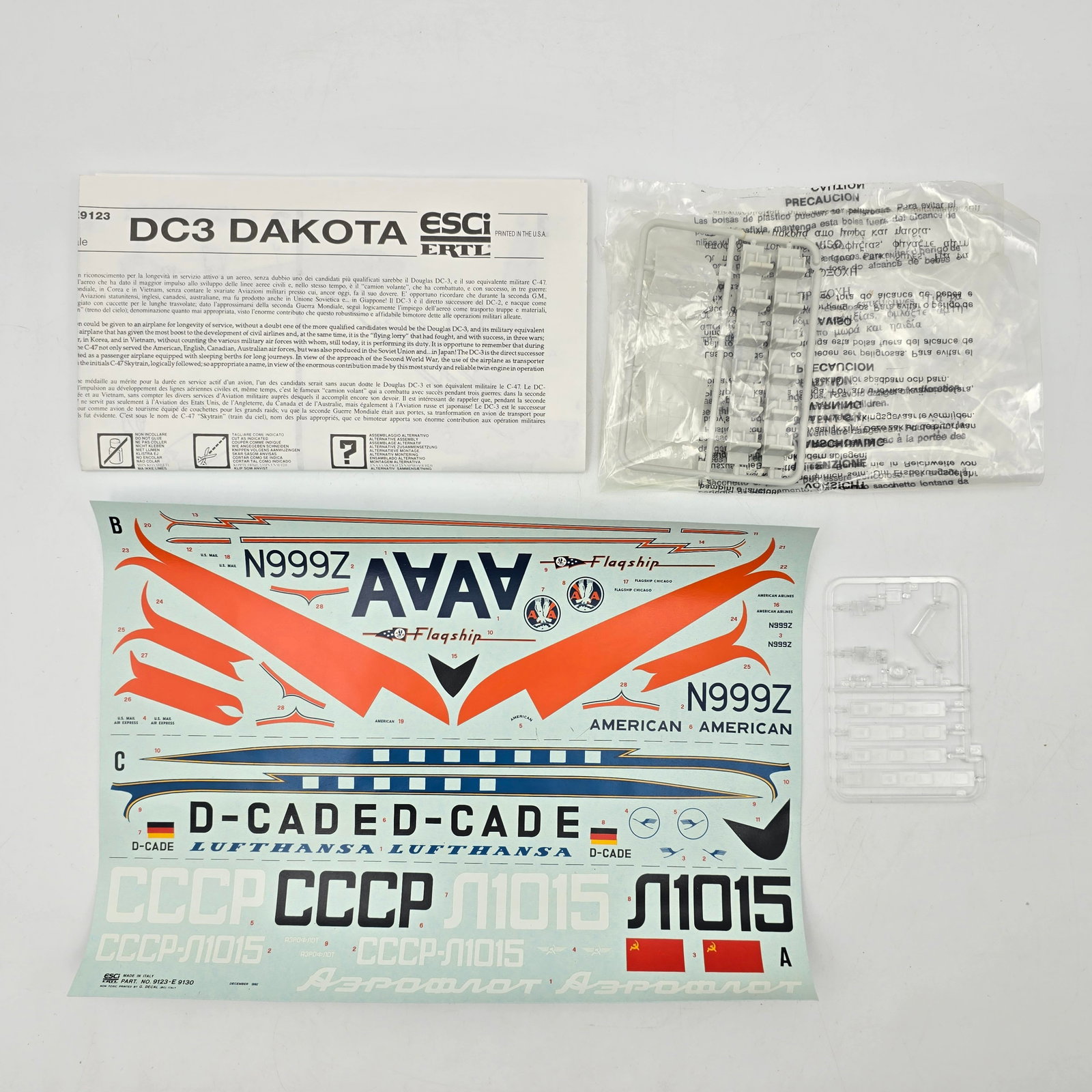 ESCI Plane Model Kit - 8